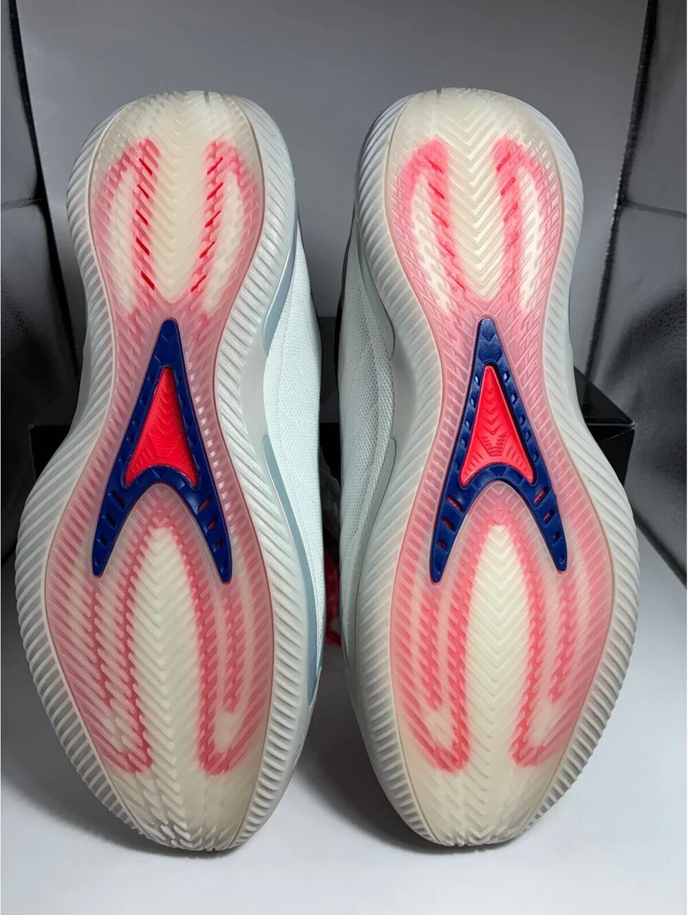 Size 13 - Adidas AE 2 USA Anthony Edwards White Lucid Red Silver